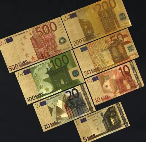 Banconote euro oro set pz - banconote,
