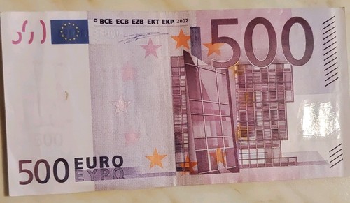 Banconota 500 euro - banconota, da