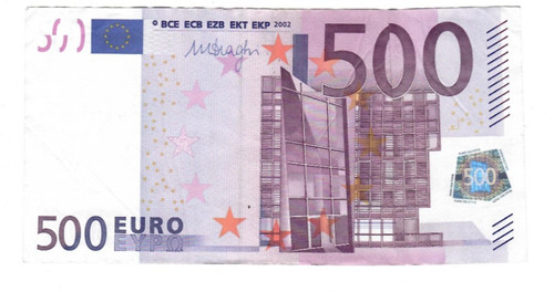 Banconota 500 euro 2002 - banconota,