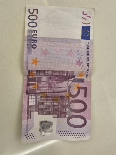Banconota 500 euro serie - banconota,