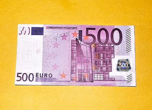 Rara banconota 500 euro - da,