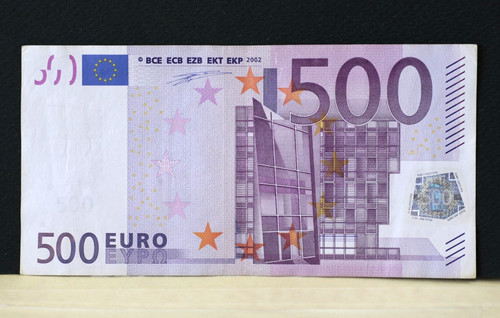 Banconota 500 euro - euro, anno