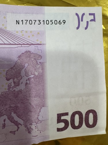 Rara banconota 500 - banconota, €