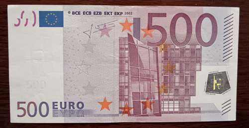 Euro 500 euros banknote - 500,