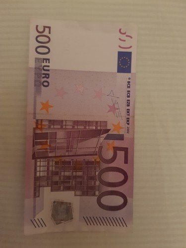 Banconota 500 euro 2002 serie - euro,