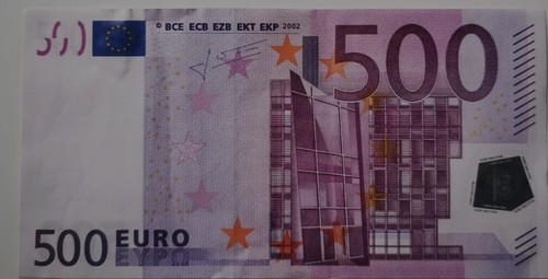 Banconota 500 euro 2002 serie - euro,