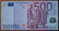 BANCONOTA DA 500 EURO A FIRMA