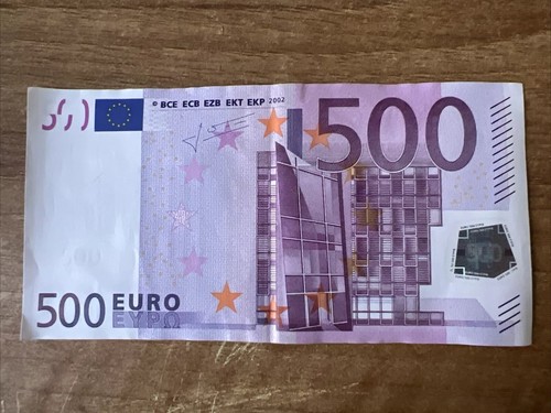 Banconota 500 euro 2002 - banconota, serie