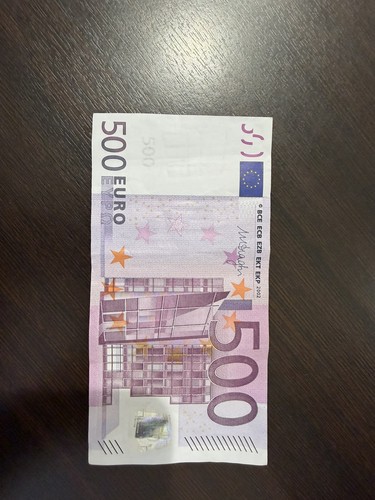 Banconota 500 euro serie - da,
