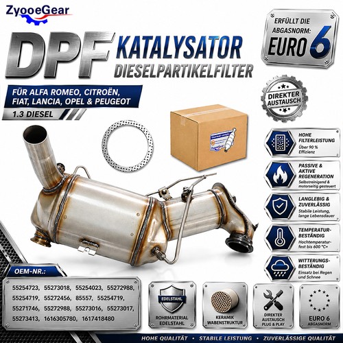 Ricambio dpf 55254723 per fiat - ricambio,