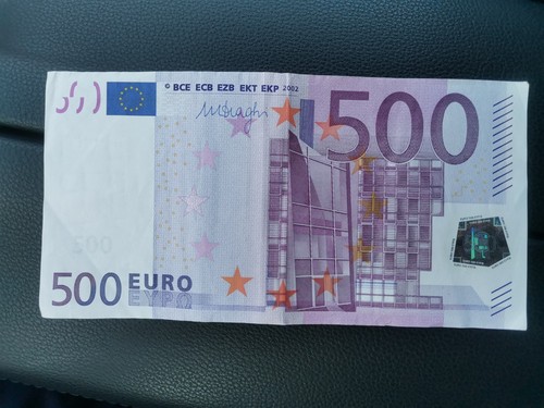 Banconota 500 euro serie - euro,