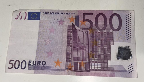 Banconota 500 euro - serie, x