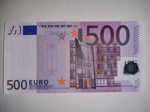 Banconota 500 euro - banconota, da