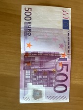 BANCONOTA DA 500 EURO Firma