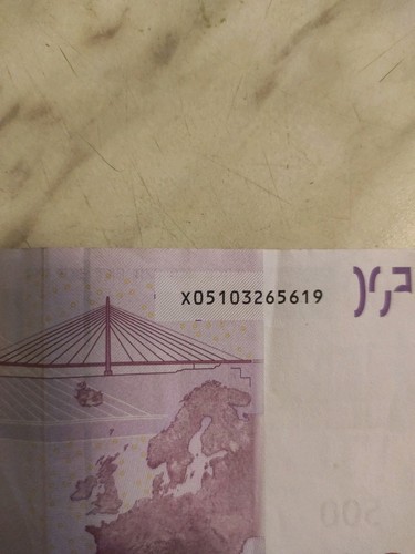 Banconota 500 euro - da,